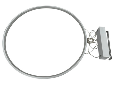 Lampa wisząca MIRROR, duża, biała, 50W LED, barwa ciepła 3000K, IP44