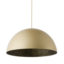 Lampa wisząca do salonu SFERA śr. 50cm E27 60W | złoty czarny