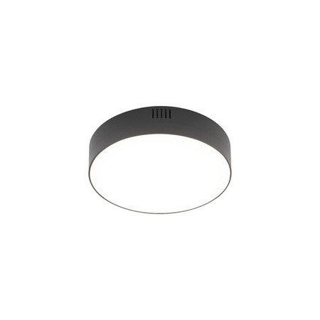 Plafon LID ROUND LED 16cm 25W barwa ciepła 3000K | czarny