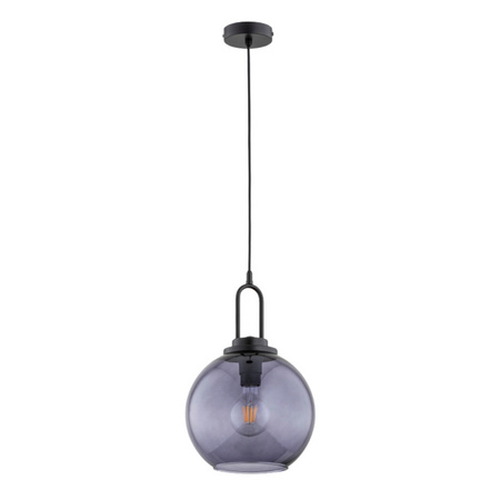 Lampa wisząca do salonu SEPTUM E27 wys. 90cm | czarny