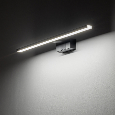 Kinkiet CEZANNE LED BLACK M 60cm 12W barwa neutralna 4000K IP44 | czarny