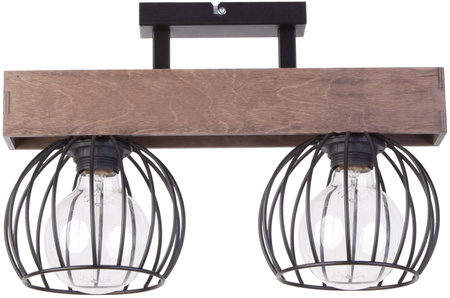 Lampa sufitowa MILAN 2 PLAFON brązowy 31571