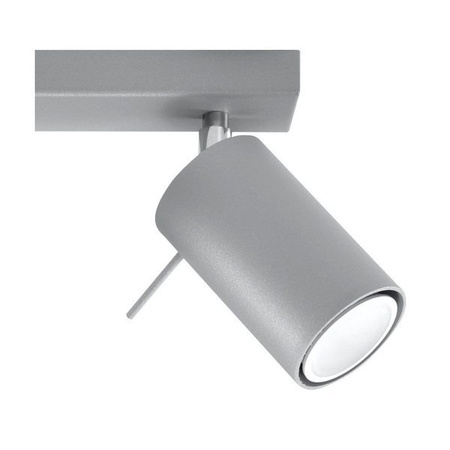 Plafon RING 3 punktowy Stal kolor szarym 40W, SL.0451