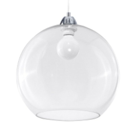 Nowoczesna lampa wisząca KEN V 150 transparentny śr. 30cm