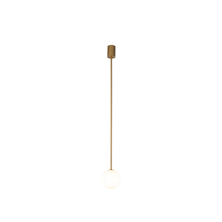 Lampa wisząca KIER M SATIN GOLD 96cm G9 | złoty satynowy 10306