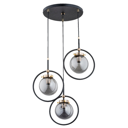 Nowoczesna lampa  AKIRA zwis OP. OŚW. 3 PŁ