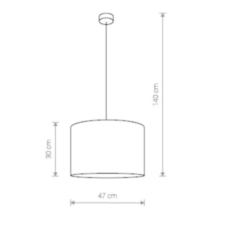 Lampa wisząca HOTEL GRAY I zwis 9298