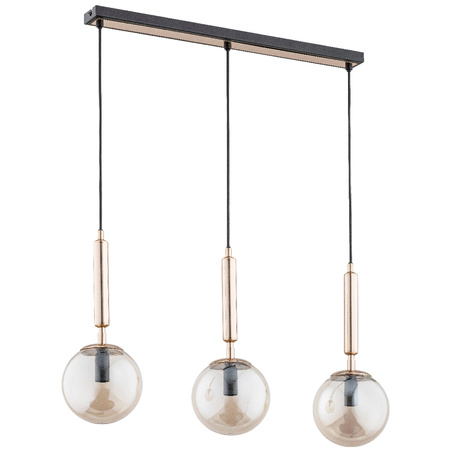Lampa wisząca ALFA VOLDA PICOLO ZŁOTA 3xE14 15cm | 63067