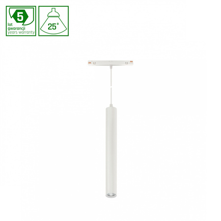 SYSTEM SHIFT - HANGIT oprawa zwis na szynoprzewód40x297 (935mm kabel) 12W 25st biały 5 lat gw.