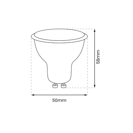 Żarówka LED 9W GU10 3000K