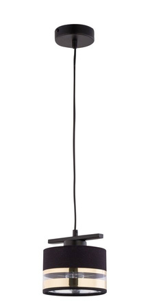 Nowoczesna lampa wisząca SOFIA 1 ZWIS czarny/złoty 32163