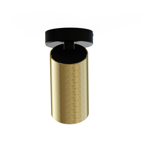 Reflektor sufitowy natynkowy MONO I SOLID BRASS wys. 10,5cm GU10 | mosiężny