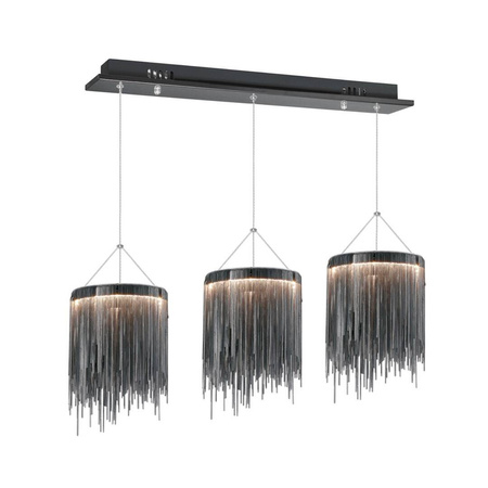 Designerska lampa wisząca CASCATA BLACK ML3796 54W LED