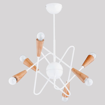 Lampa sufitowa APPER WHITE VI biała 48cm