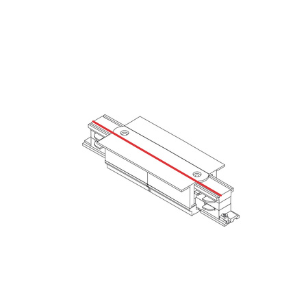 Łącznik wzdłużny  8686 CTLS RECESSED POWER STRAIGHT CONNECTOR WHITE 8686