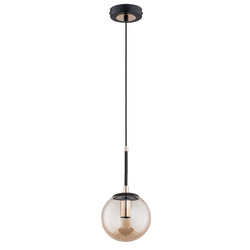 Lampa wisząca ALFA SEBIA CZARNA 1xE14 15cm | 61081