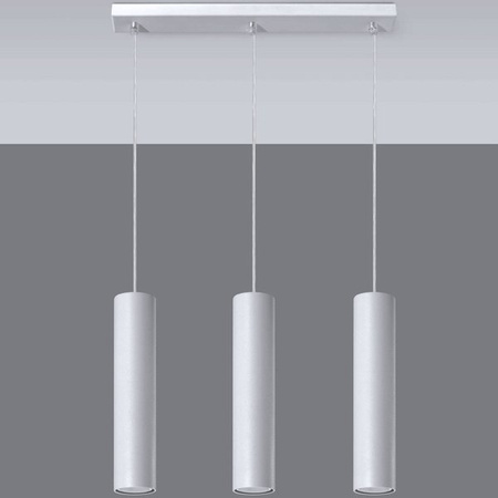 Lampa Wisząca LAGOS 3 Biała stal, GU10, 3 x 40 W, SL.0325