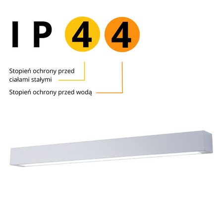 Lampa sufitowa Ibros 120cm 36W CCT | biały