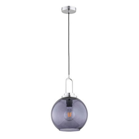 Lampa wisząca do salonu SEPTUM E27 wys. 90cm | chrom