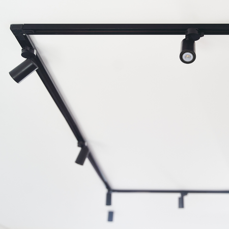 ŻARÓWKA GU10 AR111 - 12W, barwa ciepła 3000K / Czarna