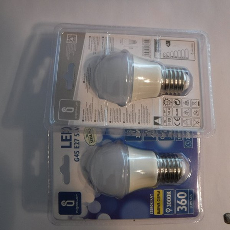 Żarówka LED E27 5W zimna 6400K A5 G45