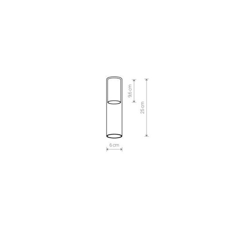 8542   Klosz "CAMELEON CYLINDER M WHITE" 8542