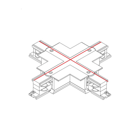 Łącznik X CTLS RECESSED POWER X CONNECTOR 8678 podtynkowy