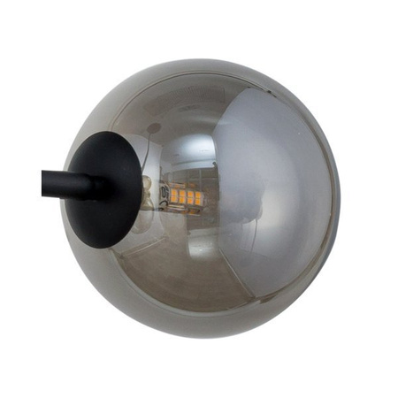 Lampa sufitowa, szklane kule ROMA 5 szary 32079