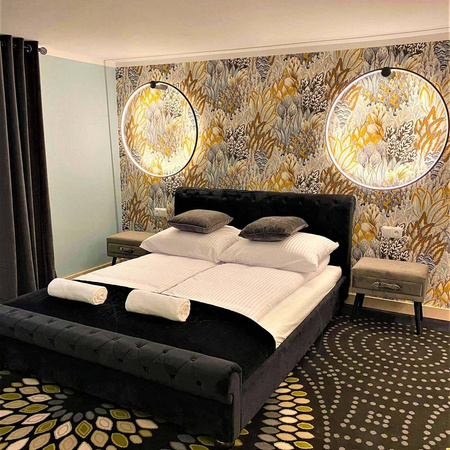 Kinkiet MIRROR, mały, czarny, 35W LED, barwa ciepła 3000K, IP44