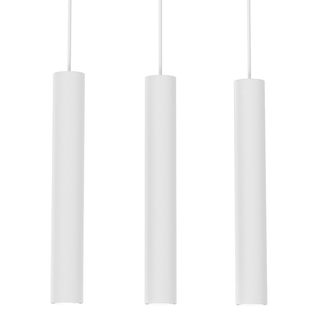 Lampa wisząca HUDSON, MLP8799, biała, 3x8W GU10