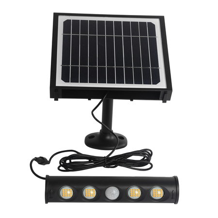 Oprawa wielofunkcyjna solarna czujnik TALENT LED 8W IP65 | czarny