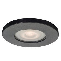 Podtynkowa oprawa do łazienki oczko LAGOS czarna IP65