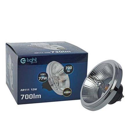 Żarówka LED 12W AR111 GU10 3000K biała z odbłyśnikiem EKZA1533