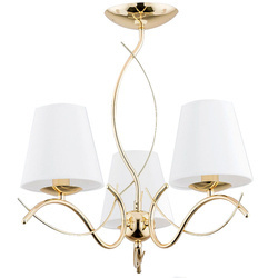 Lampa sufitowa ALFA MONZA ZŁOTA 3xE14 68cm | 27613
