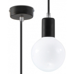 Lampa Wisząca EDISON SL.0152 czarna 1xE27
