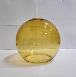 Klosz kula 18cm żółty transparent 80631, 80585