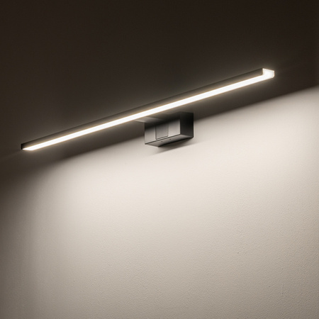 Kinkiet CEZANNE LED WHITE L 80cm 15W barwa ciepła 3000K IP44 | czarny