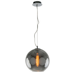 Lampa wisząca SPECTRE śr. 28cm E27 | dymiony