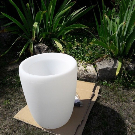 Ozdobna świecąca donica FLOWERPOT S 41cm