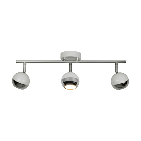 Bianca Lampa Sufitowa 3xGU10 Max.50W Chrom Metal/Biały Metal 2502328