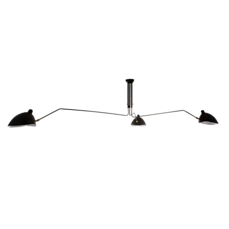 Lampa wisząca FABIO dł. 38,5cm E27 | czarny