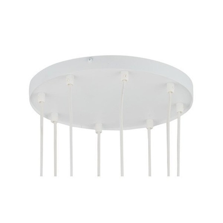 Nowoczesna lampa wisząca SOPEL DUE 8 biały/złoty 33240