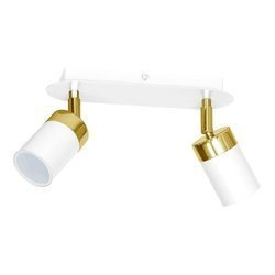 Lampa sufitowa JOKER, MLP6129, biały/złoty, 2x8W GU10