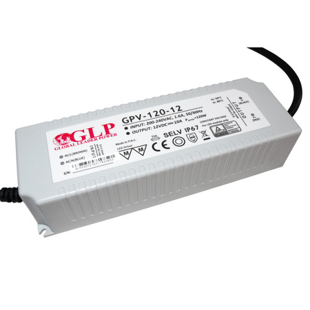 Zasilacz IP67 LED GLP GPV-120-12 120W 12V/10A