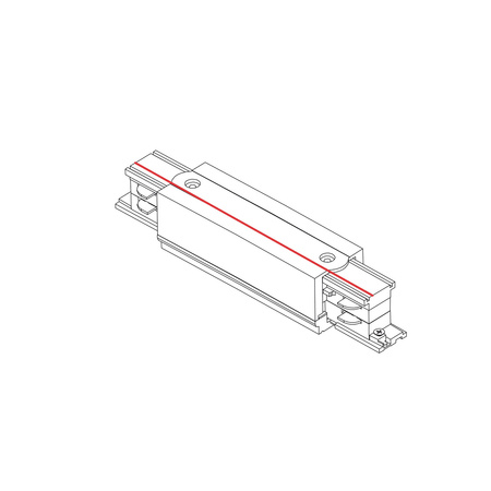 Łącznik wzdłużny / zasilający CTLS POWER STRAIGHT CONNECTOR BLACK czarny 8708