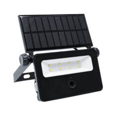 Reflektor solarny z czujnikiem NOCTIS SOLARIS MINI 2W 6000K IP65 | czarny