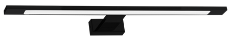 Kinkiet nad lustro do łazienki SHINE LED BLACK 12W 60cm | czarny