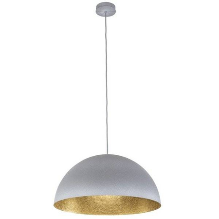 Lampa wisząca SFERA szaro - złota 35cm