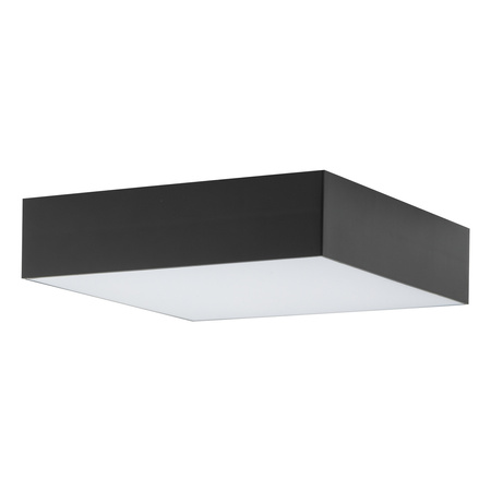 Plafon LID SQUARE LED 16cm 25W barwa ciepła 3000K | czarny 10425