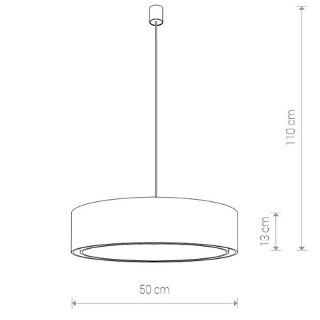 Lampa wisząca MIST III śr.56 cm 8942